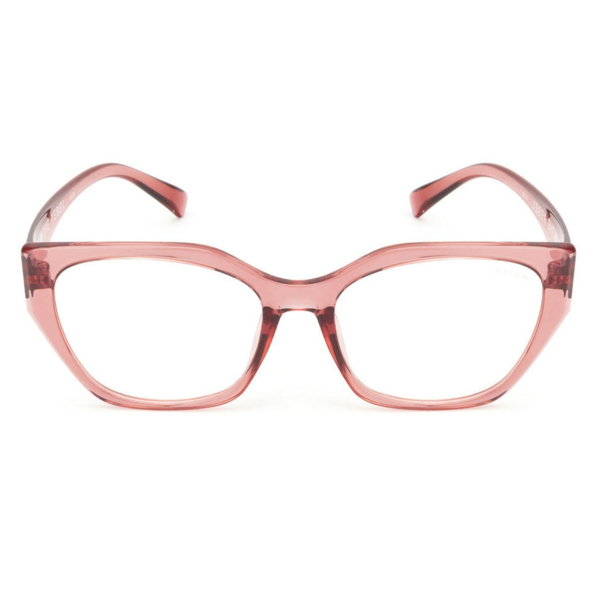 Opium OP2699 pink cat-eye eyeglasses, full-rim lightweight frame