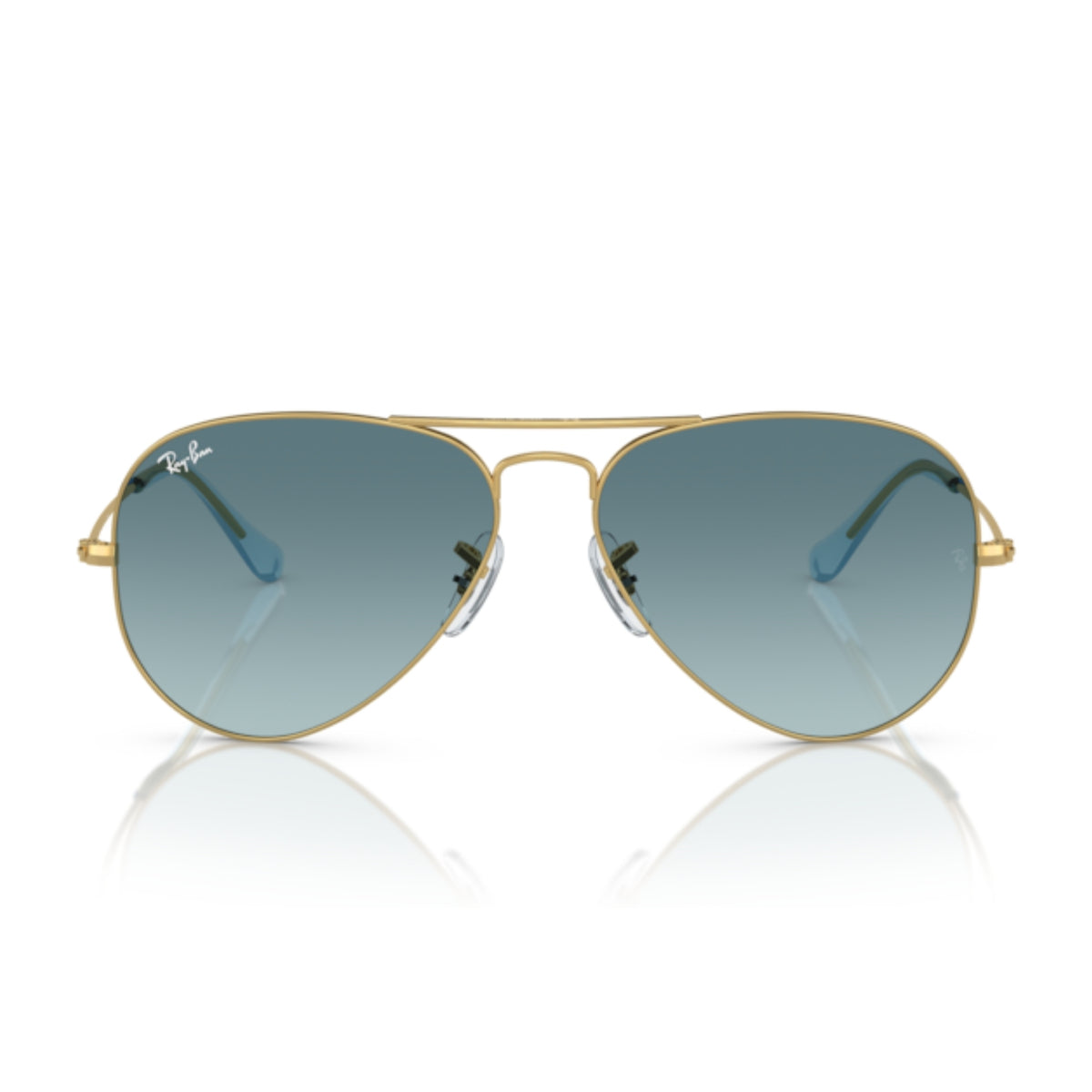 Ray-Ban Aviator Large Metal RB3025 gold sunglasses, full-rim metal frame
