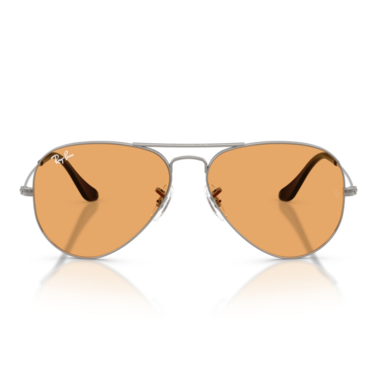 Ray-Ban Aviator Large Metal RB3025 gunmetal sunglasses, full-rim metal frame
