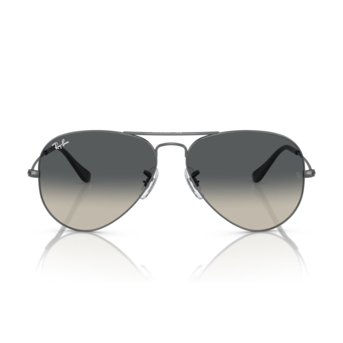 Ray-Ban Aviator Large Metal RB3025 gunmetal sunglasses, full-rim metal frame