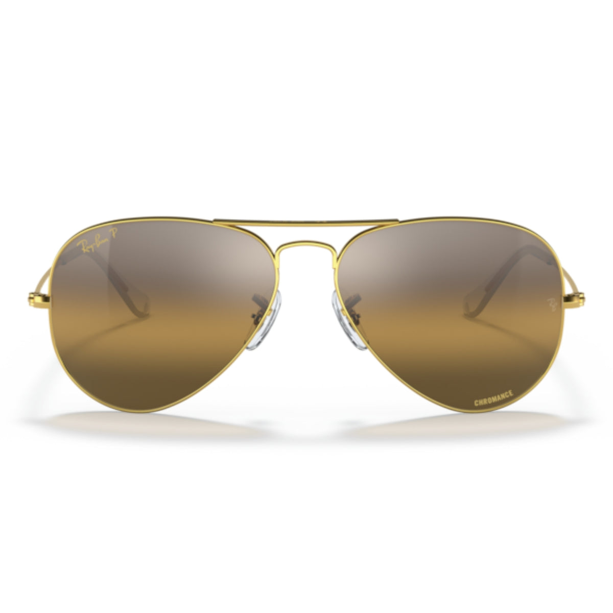 Ray-Ban Aviator Large Metal RB3025 gold sunglasses, full-rim metal frame