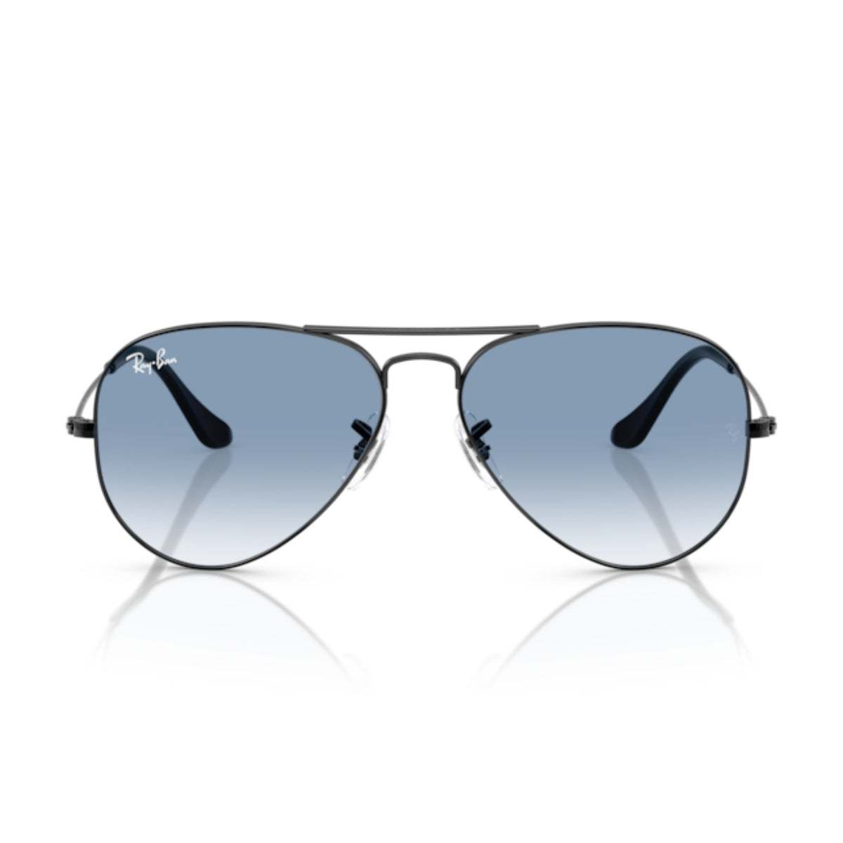 Ray-Ban Aviator RB3025 black 62 mm sunglasses, full-rim metal frame