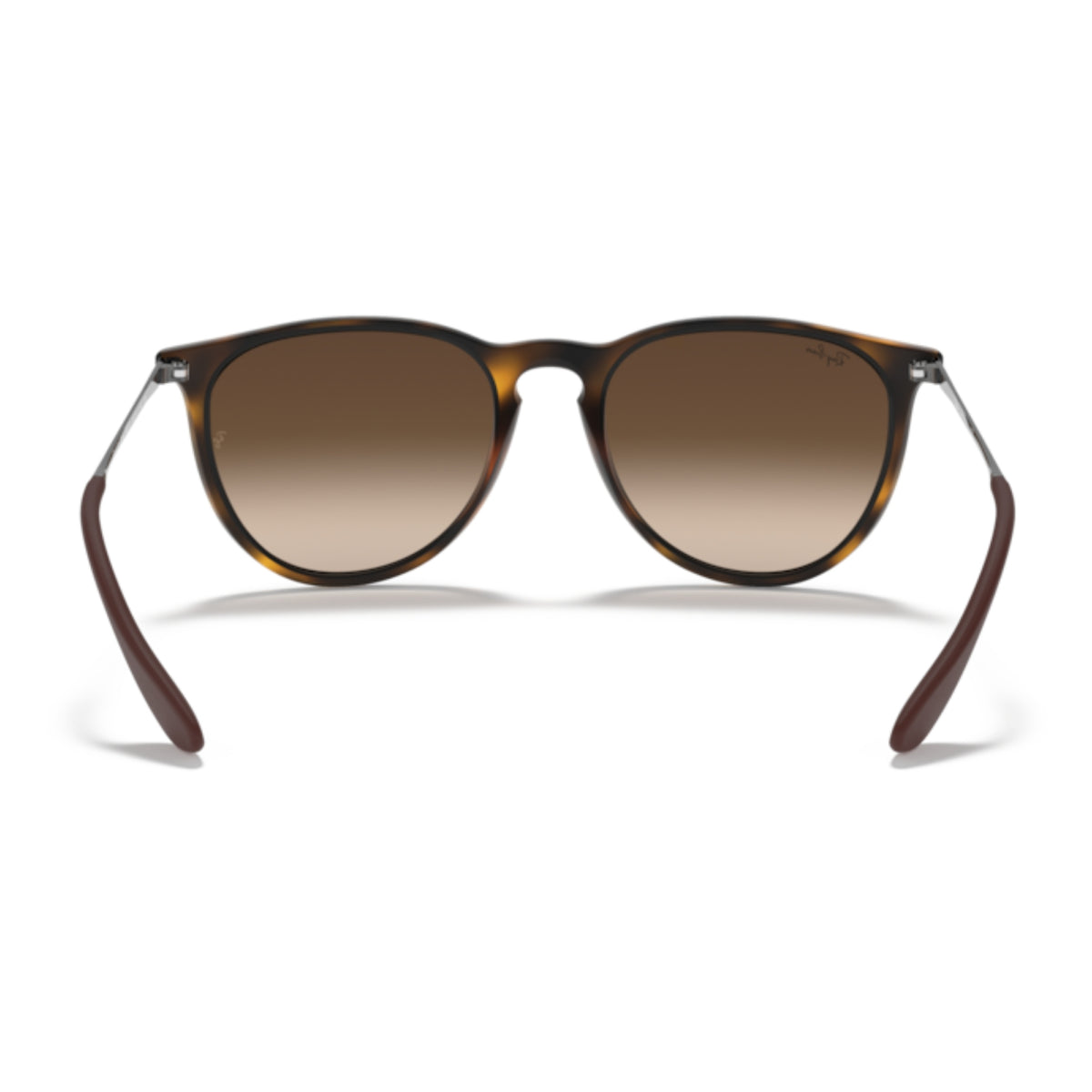 Ray-Ban Erika RB4171 rubber havana sunglasses, back view of the frame and temples