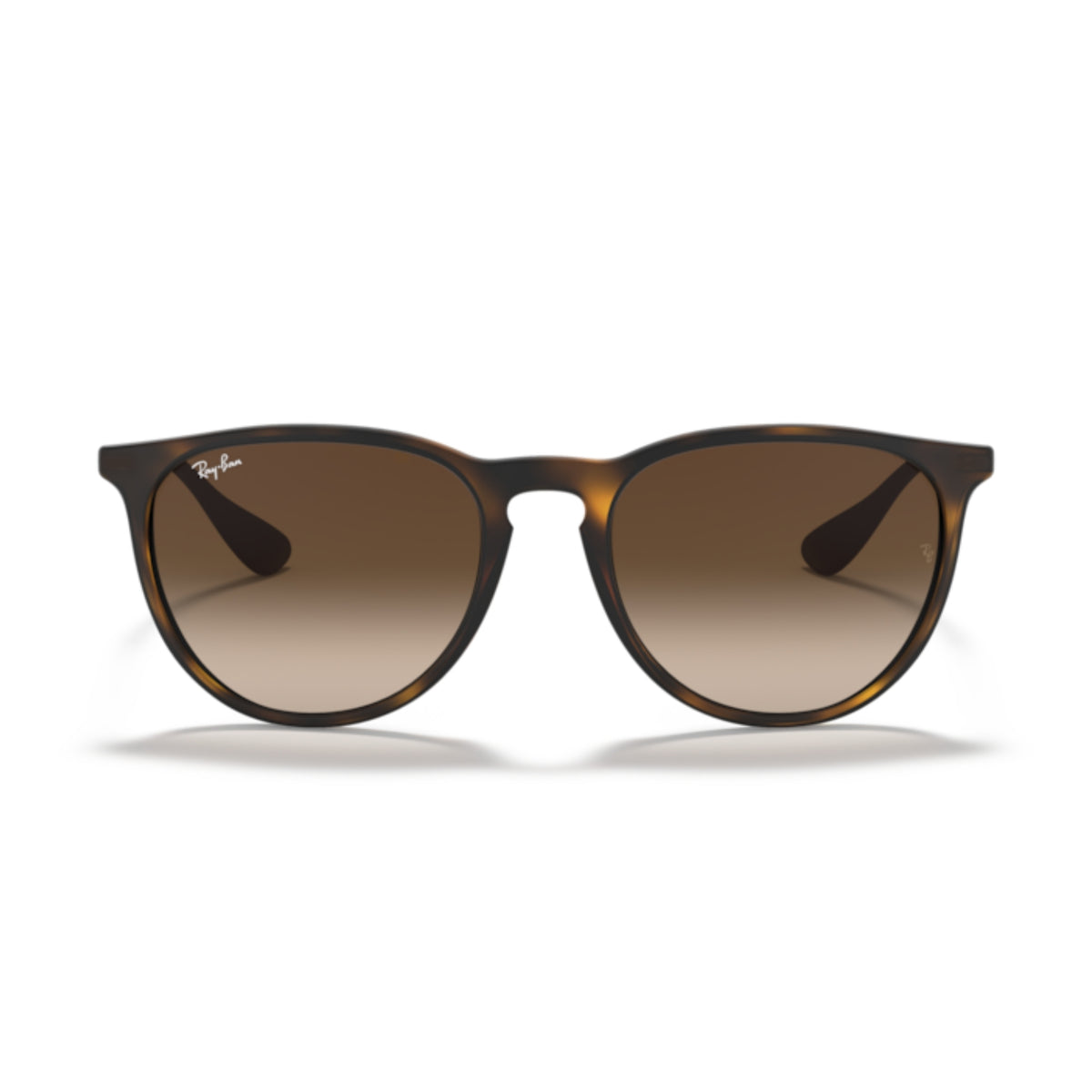 Ray-Ban Erika RB4171 rubber havana sunglasses, full-rim plastic and metal frame