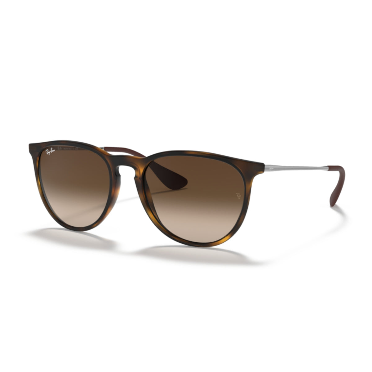 Ray-Ban Erika RB4171 rubber havana sunglasses with brown lenses