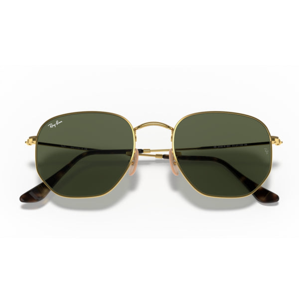 Ray-Ban Hexagonal RB3548N 001 Arista Gold Sunglasses