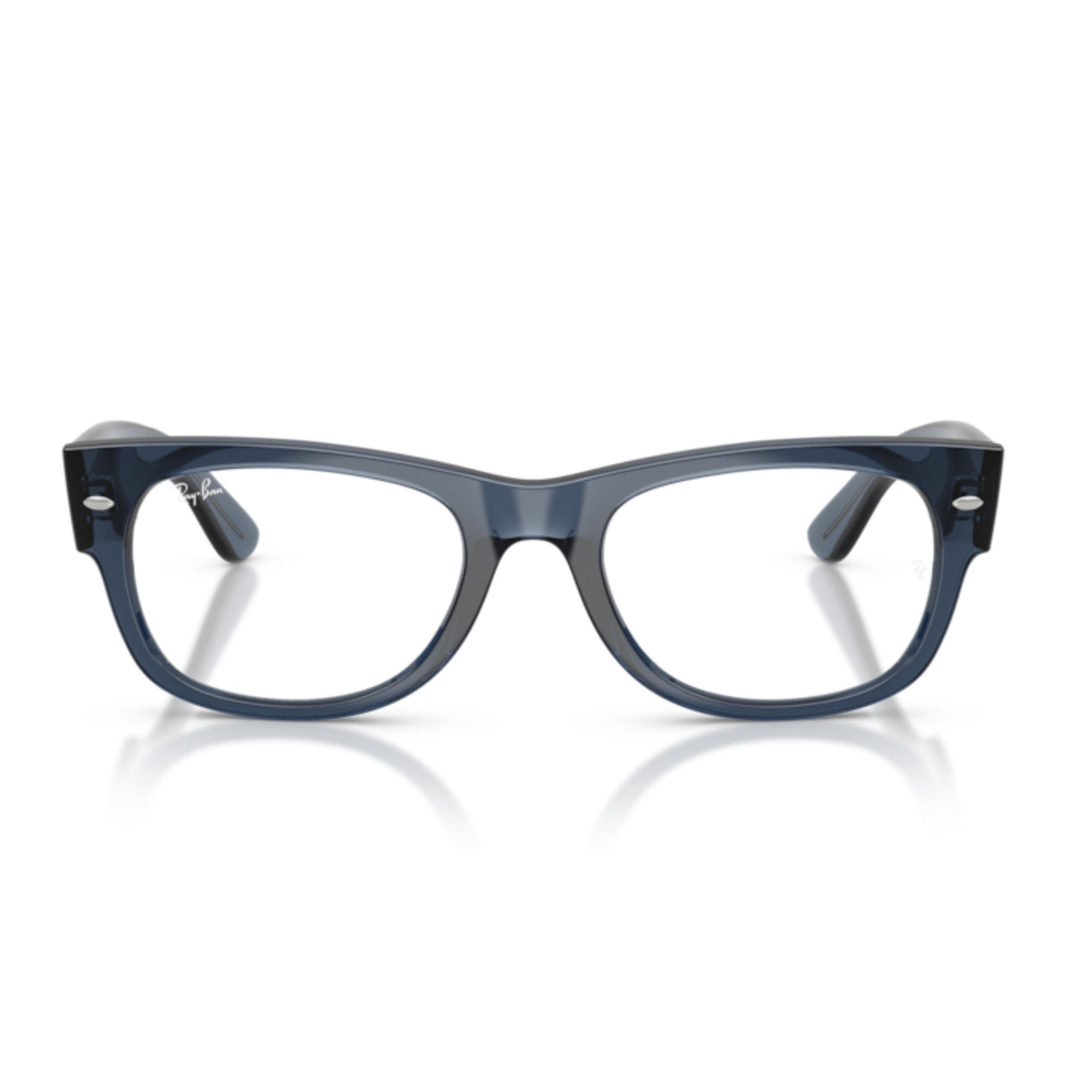 Ray-Ban Mega Wayfarer II RX0832V dark blue eyeglasses, full-rim plastic frame