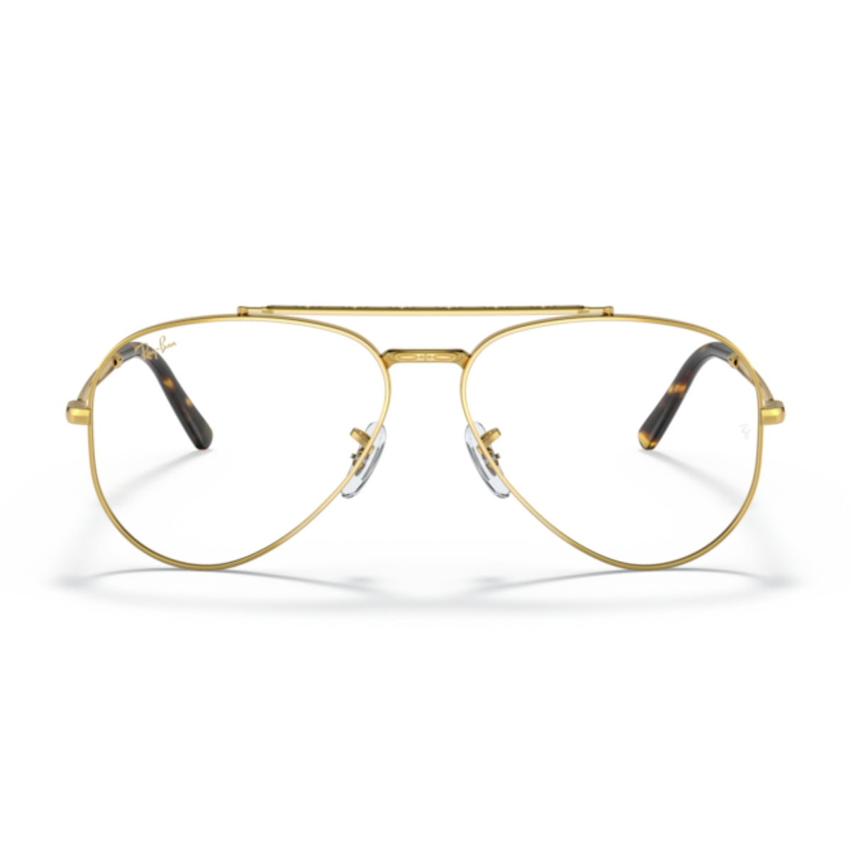 Ray-Ban New Aviator RX3625V gold eyeglasses, full-rim metal frame