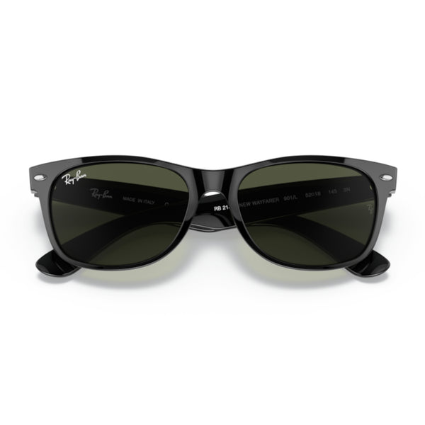Ray-Ban New Wayfarer RB2132 901L Black Sunglasses