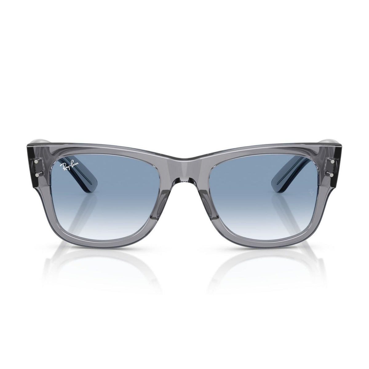 Ray-Ban RB0840S grey square sunglasses, full-rim plastic frame