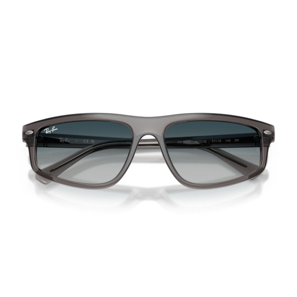 Ray-Ban RB2225 667532 Opal Light Grey Geometric Sunglasses