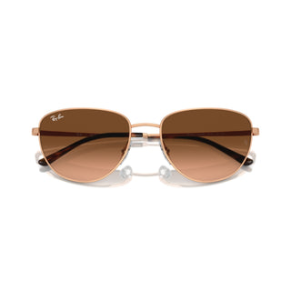 Ray-Ban RB3740 9202A5 Rose Gold Square Sunglasses