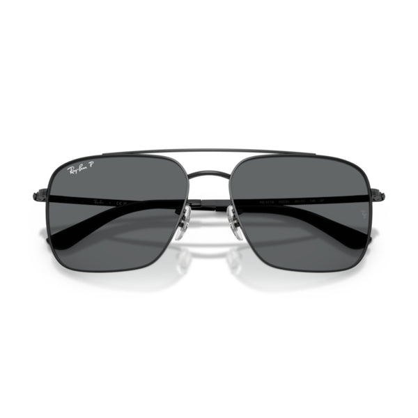Ray-Ban RB3773 002/81 Black Square Sunglasses