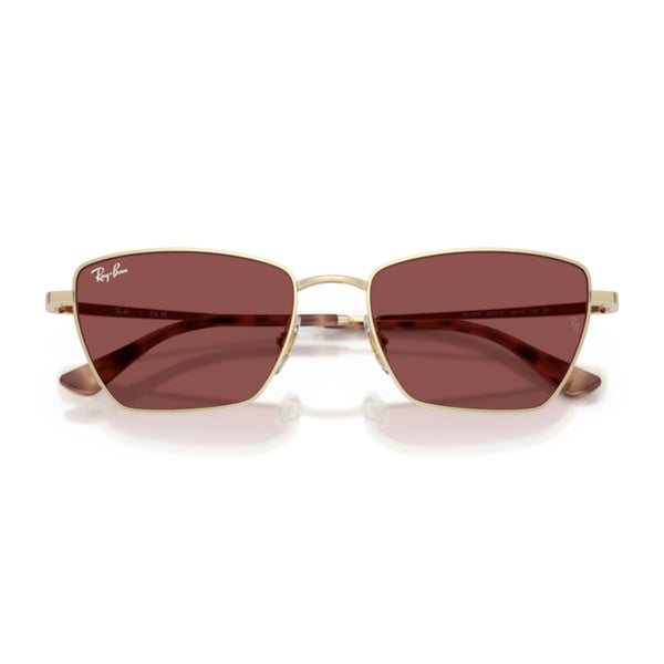 Ray-Ban RB3783 921375 Pale Gold Geometric Sunglasses