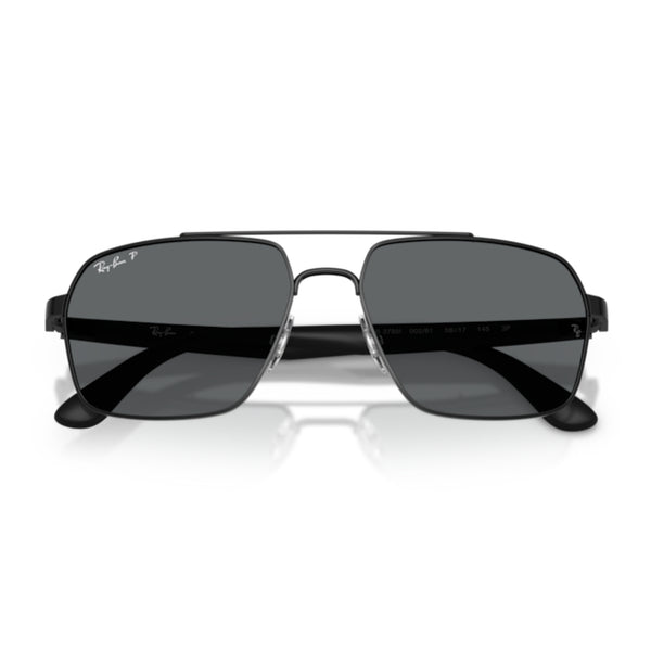 Ray-Ban RB3785 002/81 Black Square Sunglasses