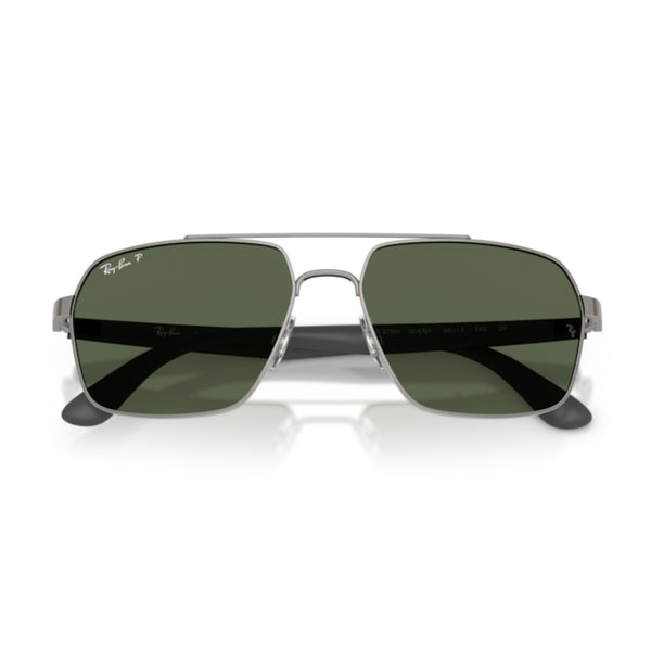 Ray-Ban RB3785 004/9A Gunmetal Square Sunglasses