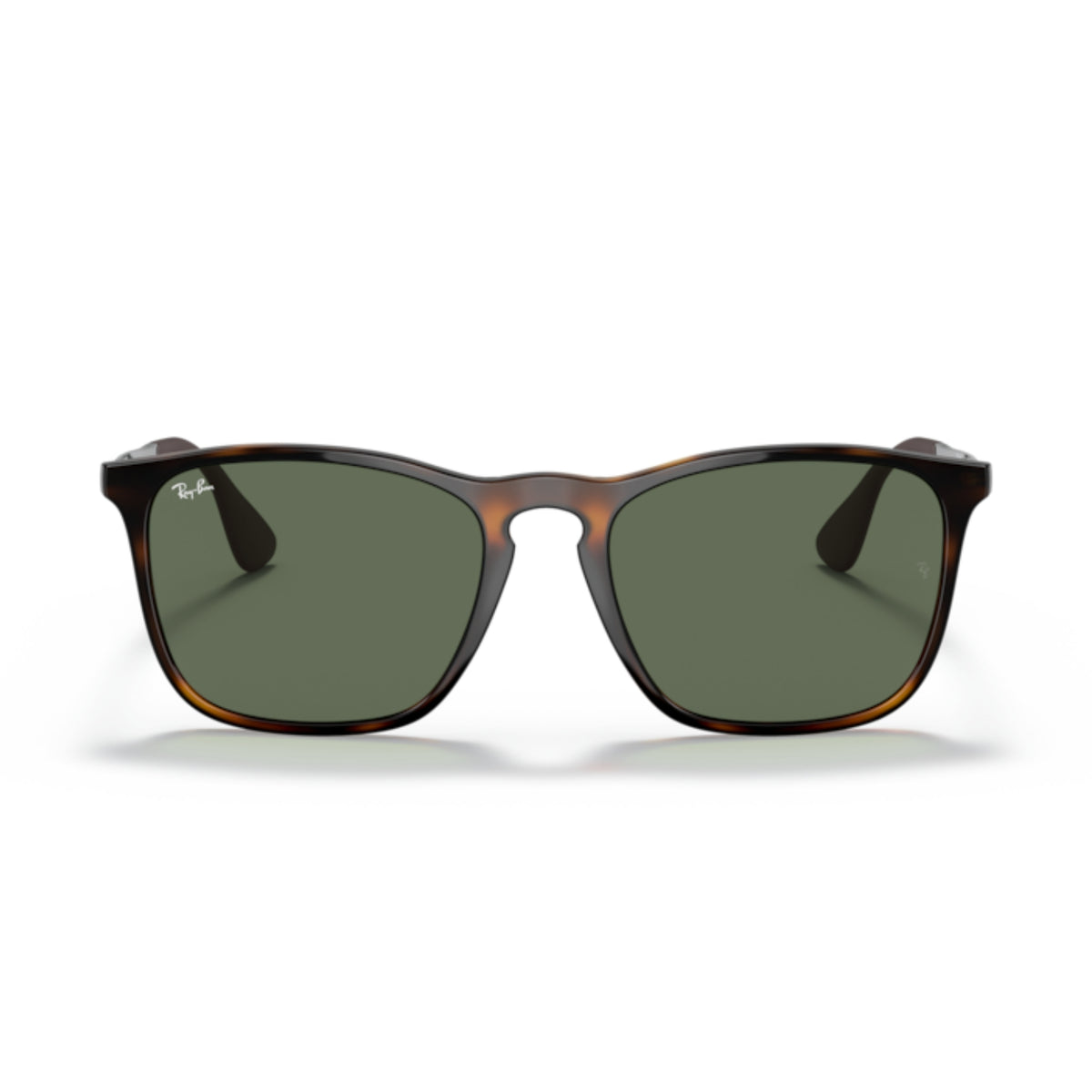 Ray-Ban RB4187 light havana square sunglasses, full-rim plastic and metal frame