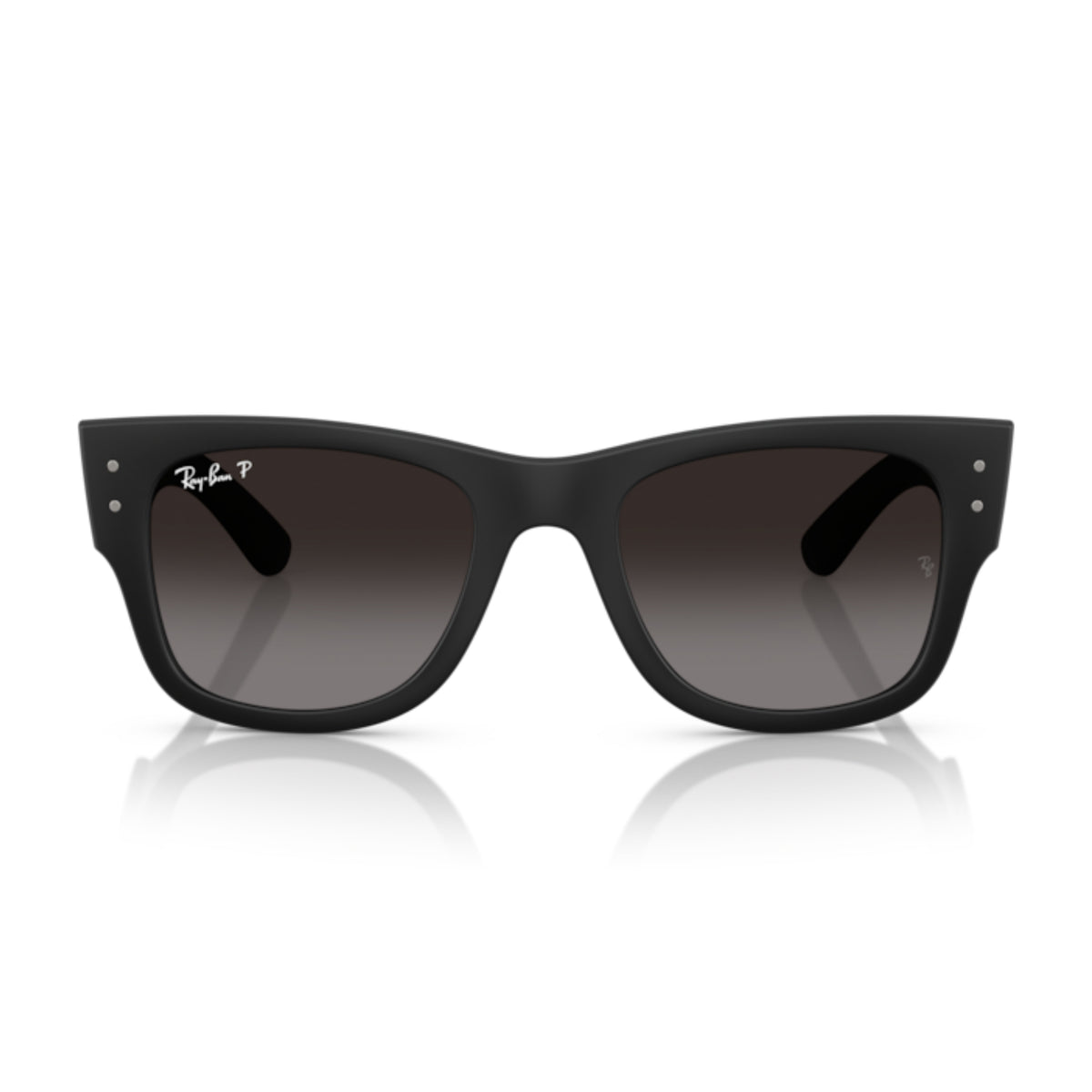 Ray-Ban RB4840S sand black square sunglasses, full-rim plastic frame