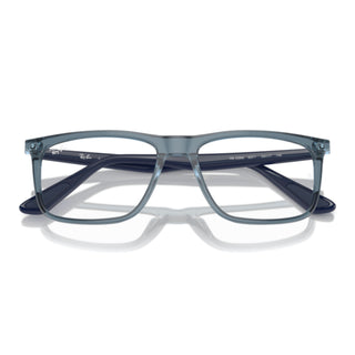 Ray-Ban RX5389I 8371 Transparent Light Blue Square Eyeglasses
