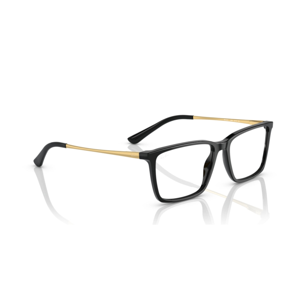 Ray-Ban RX5410I black square eyeglasses, angled view