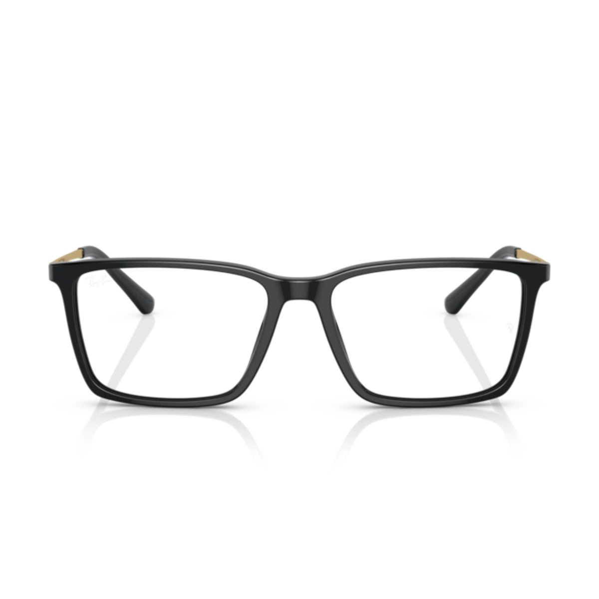 Ray-Ban RX5410I black square eyeglasses, full-rim acetate and metal frame