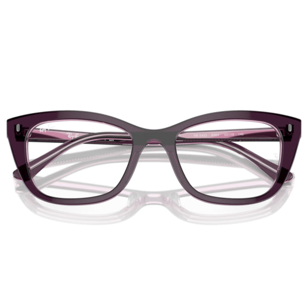 Ray-Ban RX5433 8364 Violet on Transparent Pink Square Eyeglasses