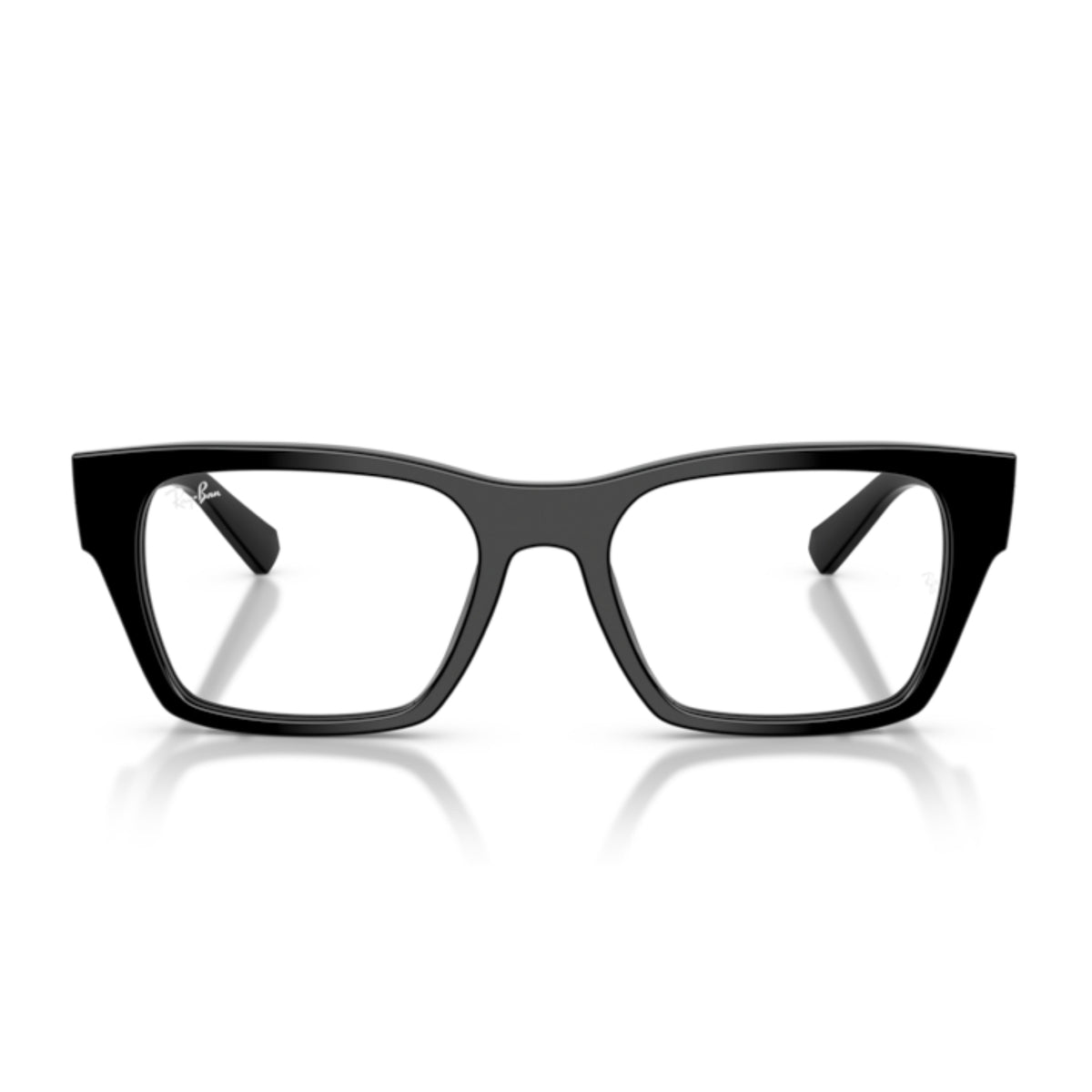 Ray-Ban RX5448 black geometric eyeglasses, full-rim acetate frame