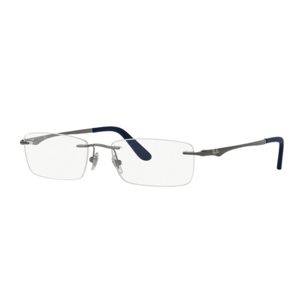 Ray-Ban RX6303I 2502 Gunmetal Rimless Eyeglasses