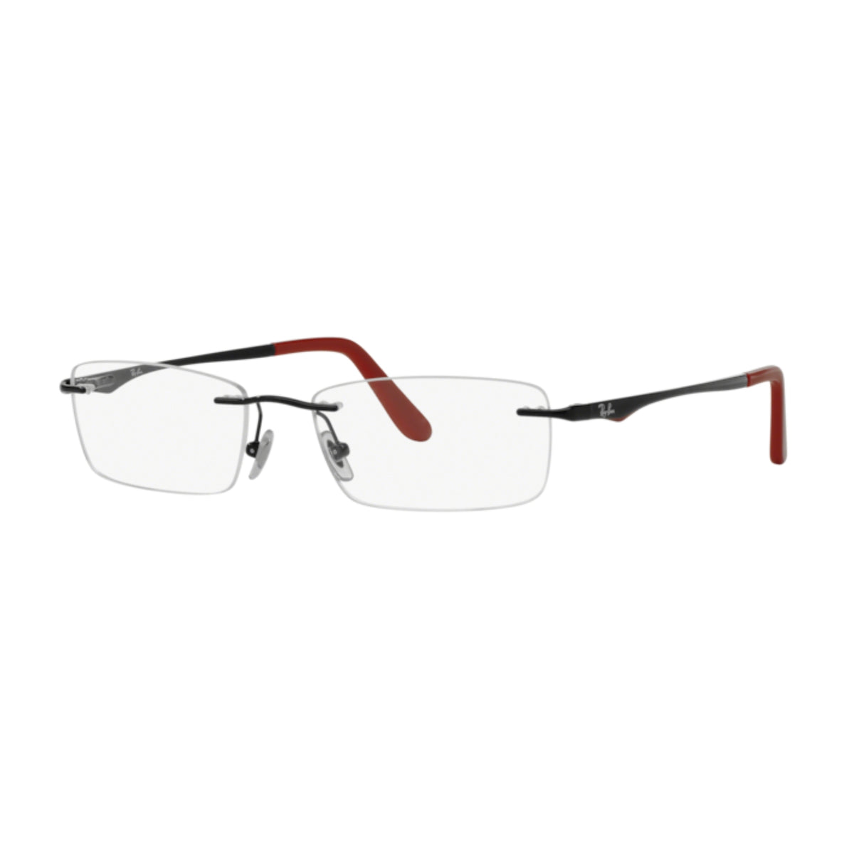 Ray-Ban RX6303I black rimless eyeglasses with metal frame