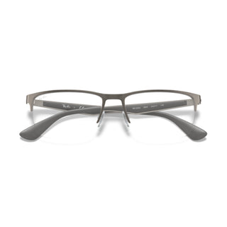 Ray-Ban RX6335 2855 Gunmetal Rectangle Eyeglasses