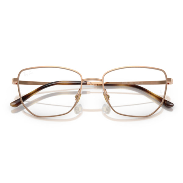 Ray-Ban RX6530I 3094 Rosegold Geometric Eyeglasses