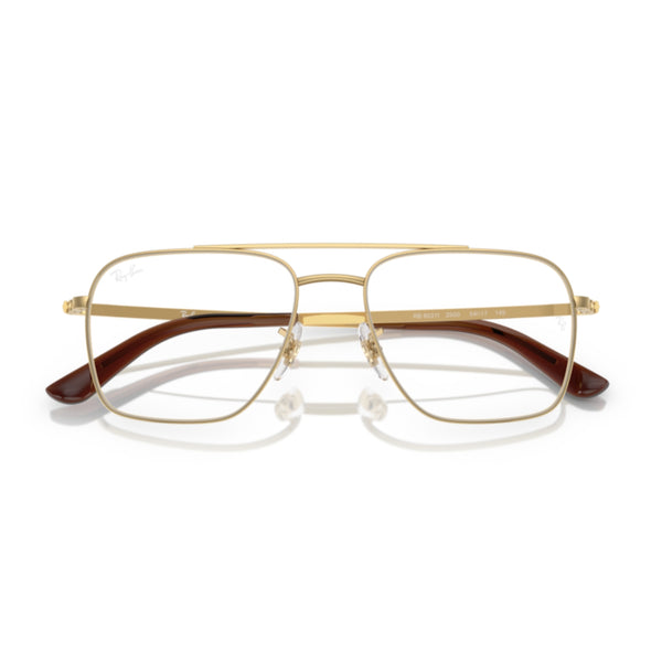 Ray-Ban RX6531I 2500 Arista Gold Square Eyeglasses