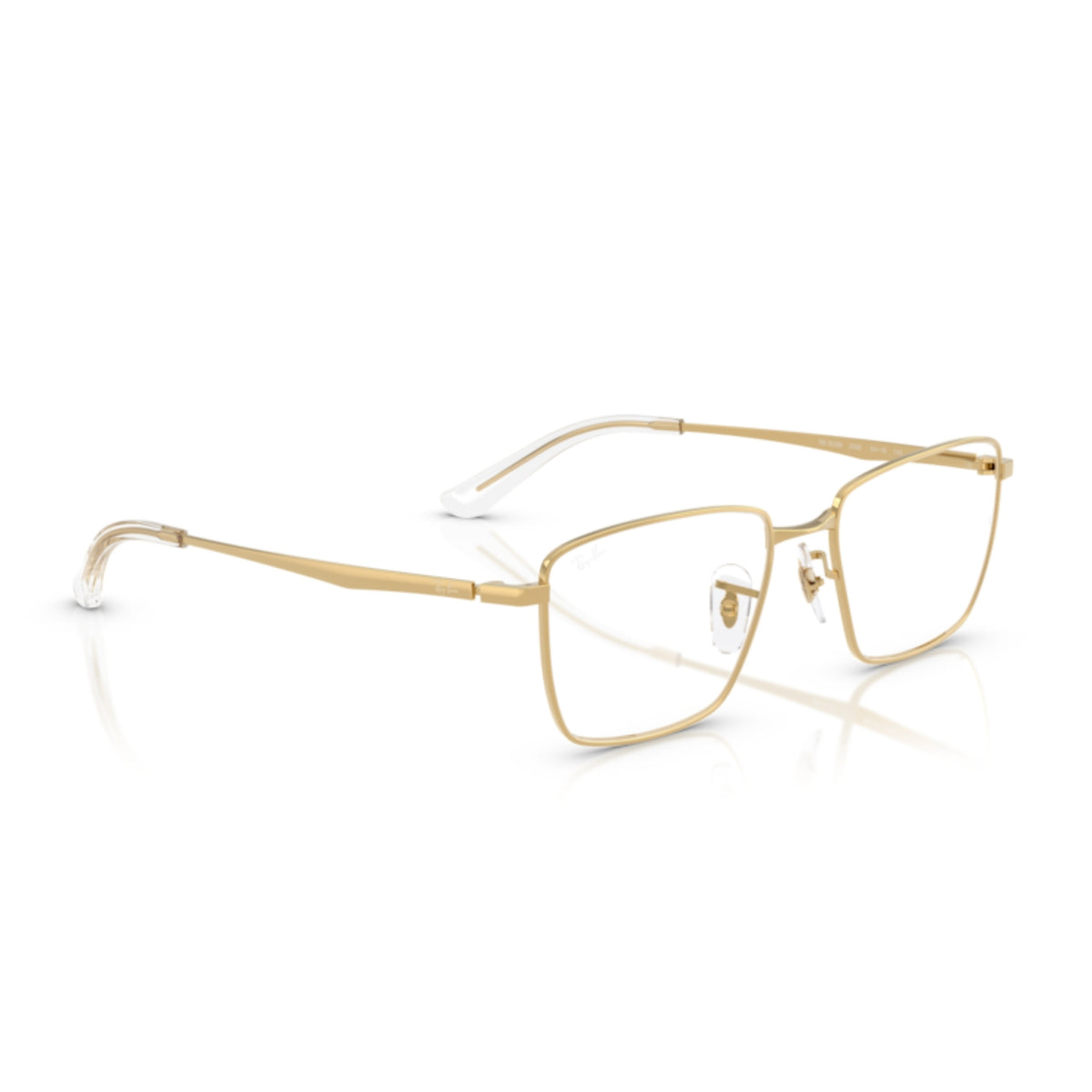 Ray-Ban RX6539I arista square eyeglasses, angled view