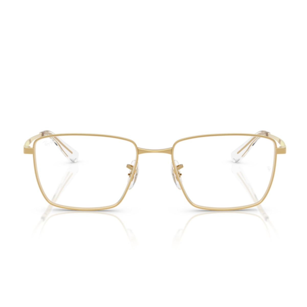 Ray-Ban RX6539I arista square eyeglasses, full-rim metal frame
