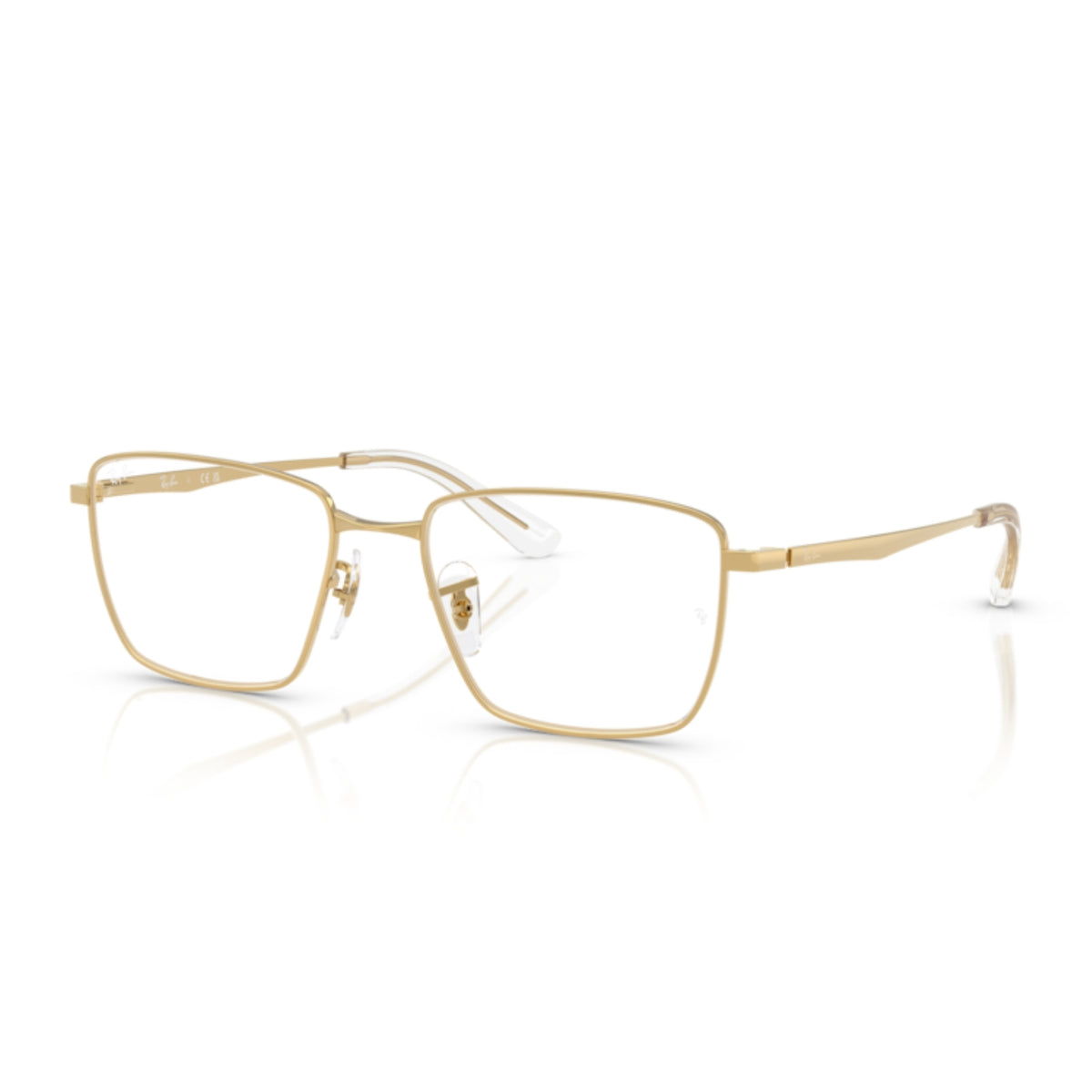 Ray-Ban RX6539I arista square eyeglasses with metal frame