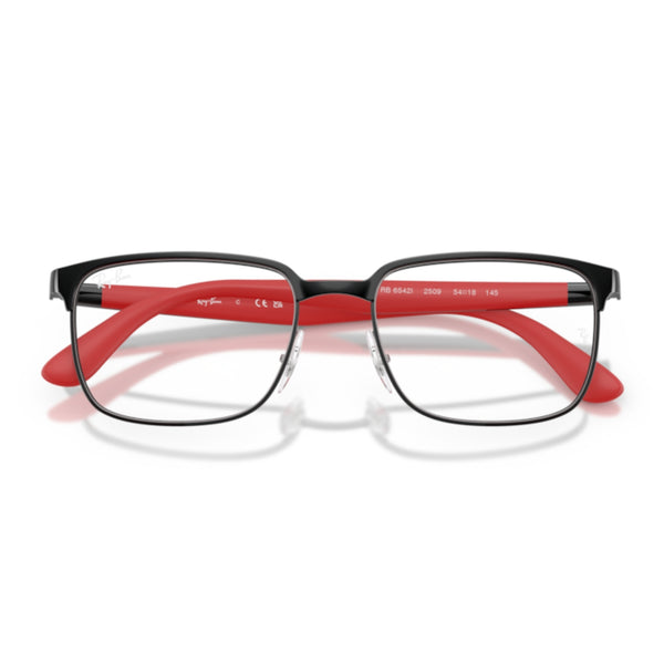 Ray-Ban RX6542I 2509 Black Rectangle Eyeglasses