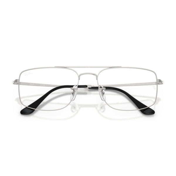 Ray-Ban RX6579 2501 Silver Square Eyeglasses