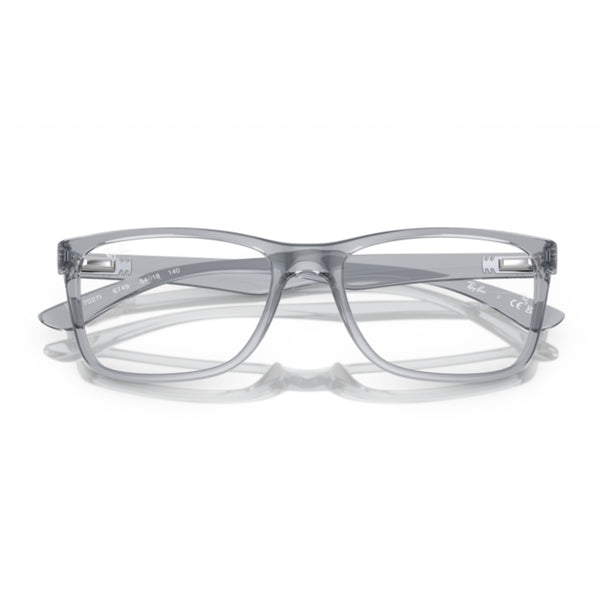 Ray-Ban RX7027I 6749 Transparent Grey Square Eyeglasses
