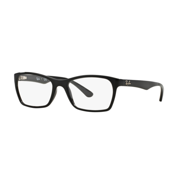 Ray-Ban RX7033I 2000 Black Square Eyeglasses