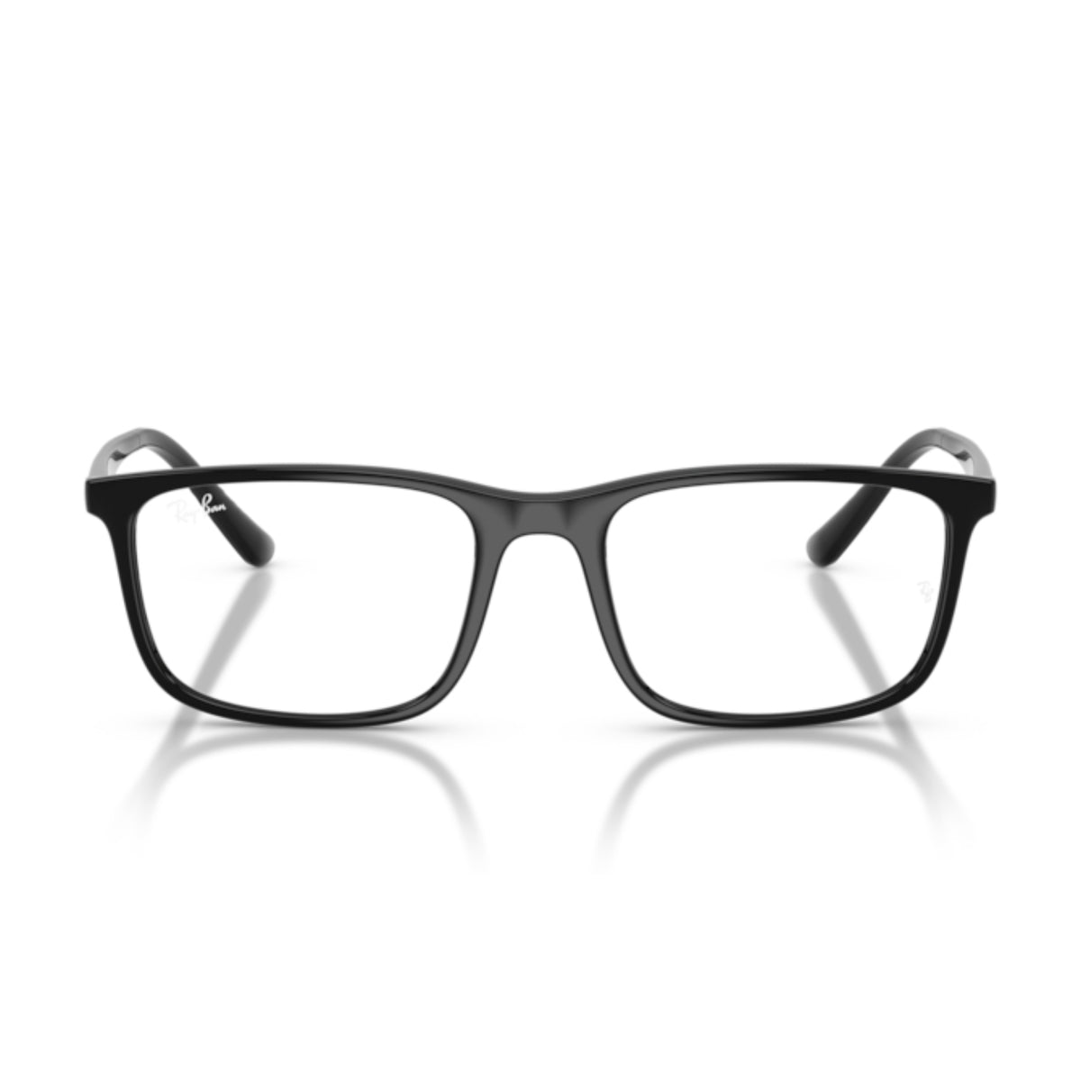 Ray-Ban RX7170I black rectangle eyeglasses, full-rim plastic frame