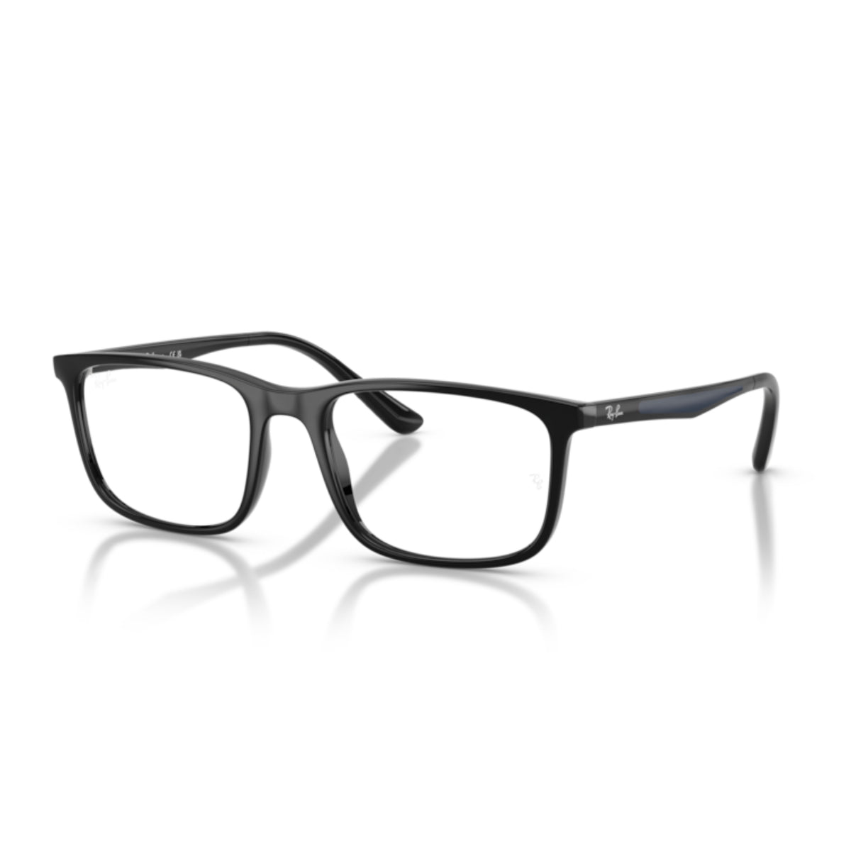 Ray-Ban RX7170I black rectangle eyeglasses with plastic frame
