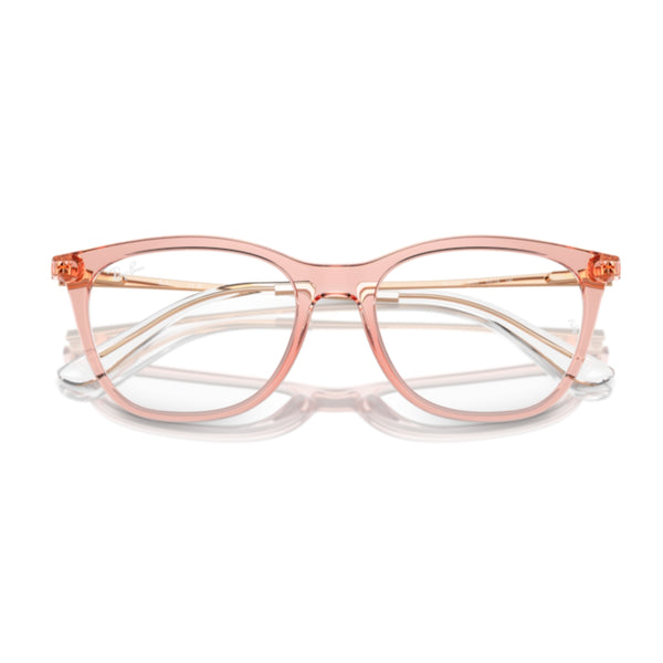 Ray-Ban RX7237I 8335 Light Brown Square Eyeglasses