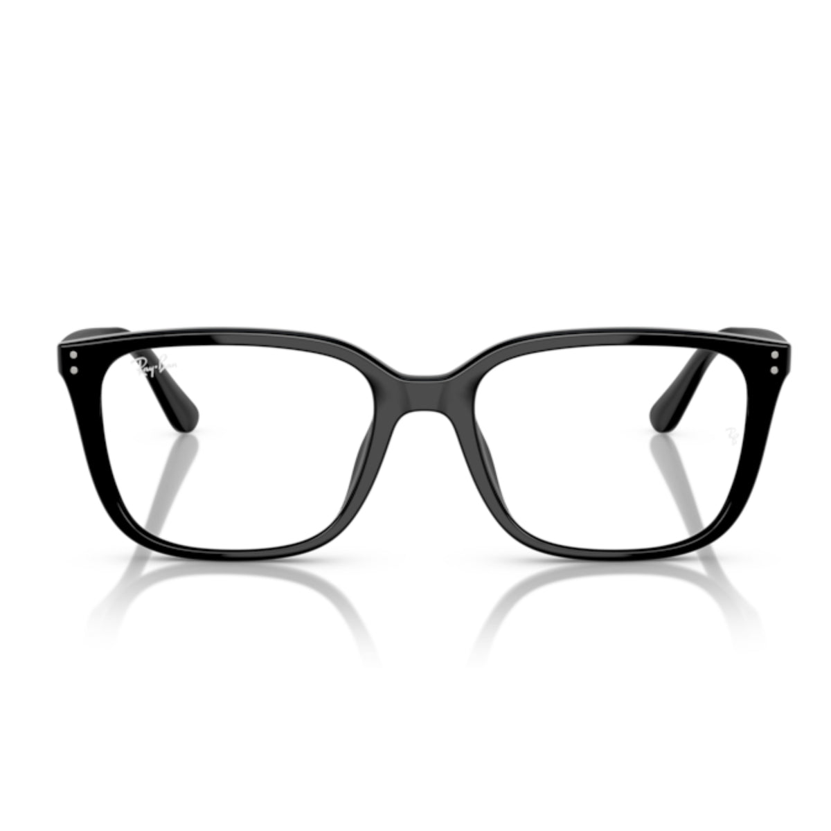 Ray-Ban RX7248D black square eyeglasses, full-rim plastic frame