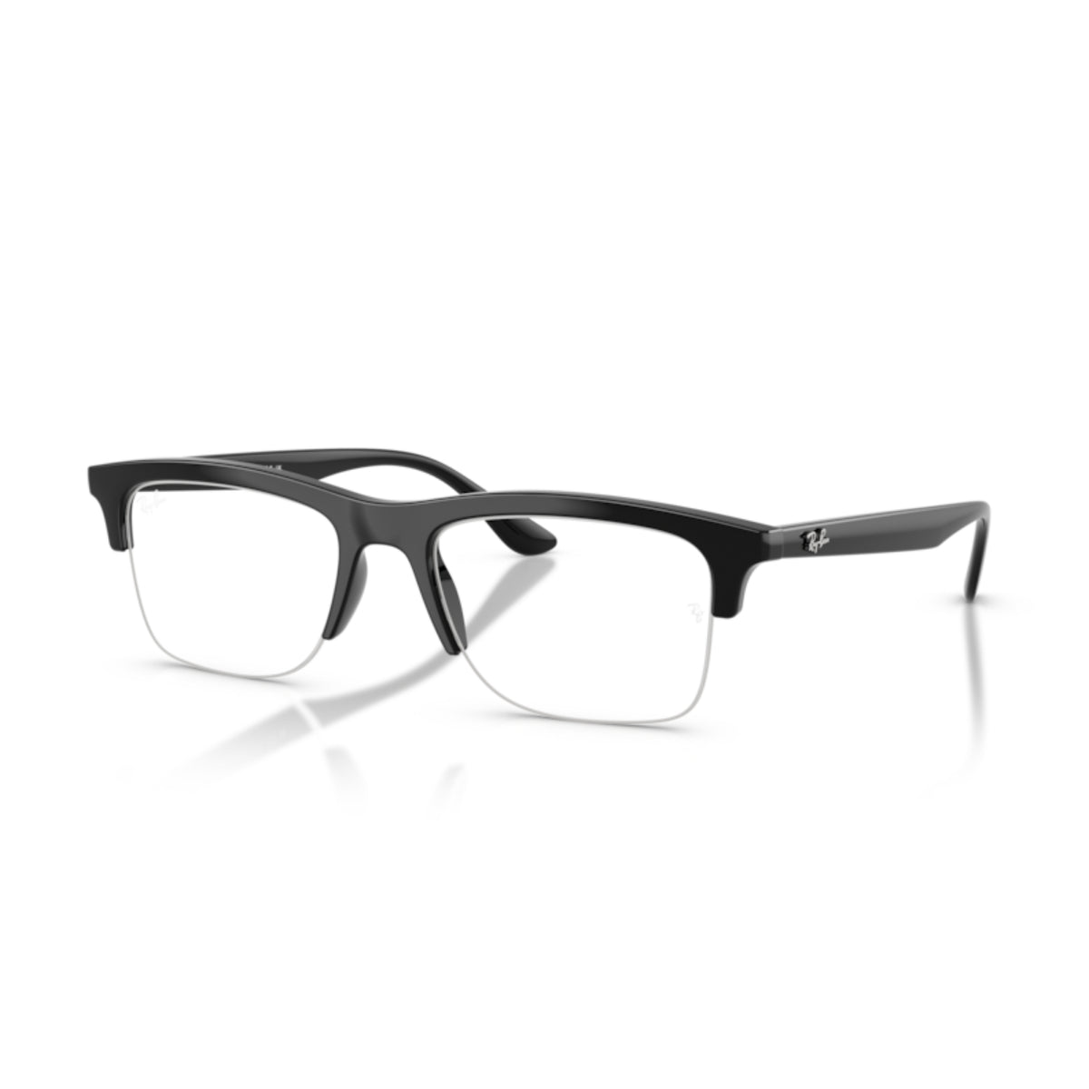 Ray-Ban RX7264I black rectangle eyeglasses with lightweight frame