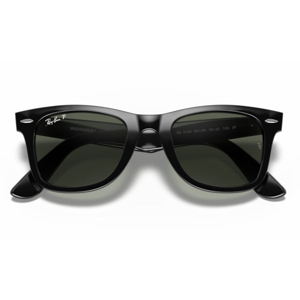 Ray-Ban Wayfarer RB2140 901/58 Black Sunglasses