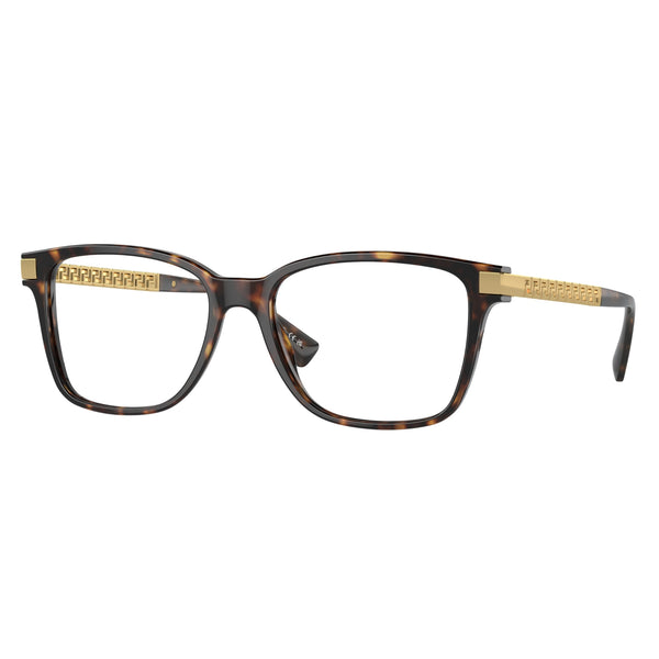Versace VE3340U 108 Havana Square Eyeglasses
