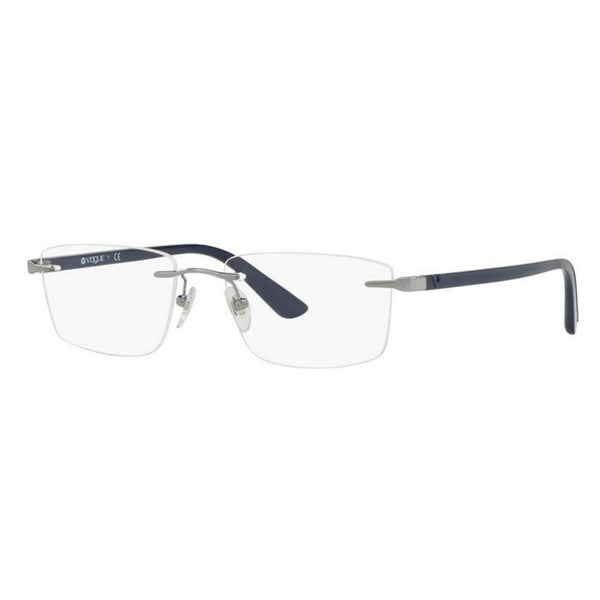 Vogue VO4099I 548 Brushed Gunmetal Rimless Eyeglasses