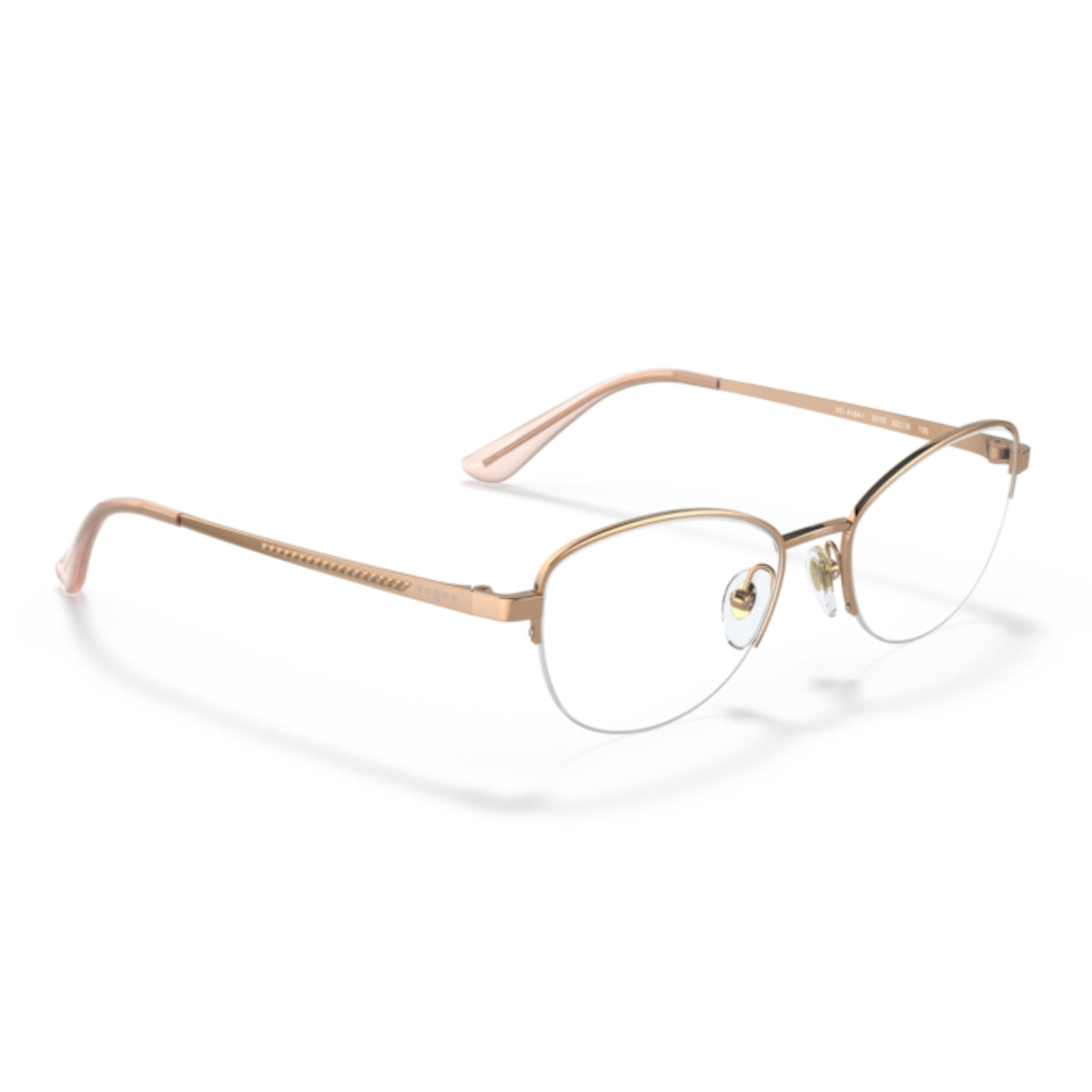 Vogue VO4184I rose gold square eyeglasses, angled view