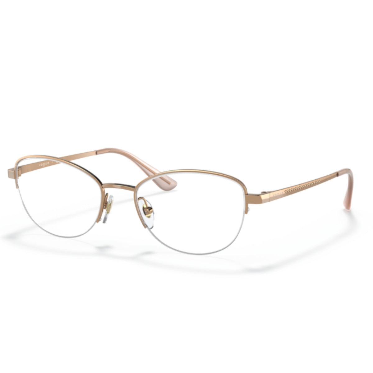 Vogue VO4184I rose gold square eyeglasses with metal frame