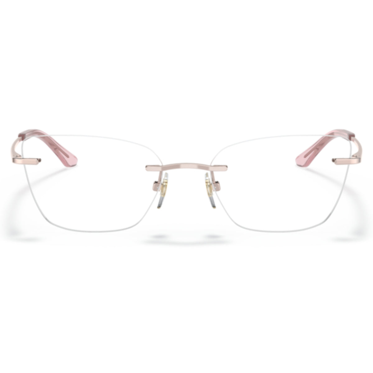 Vogue VO4202I milky pink rimless eyeglasses, metal frame